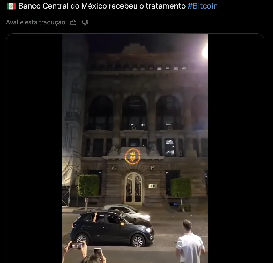Mural de Bitcoin na América Latina
