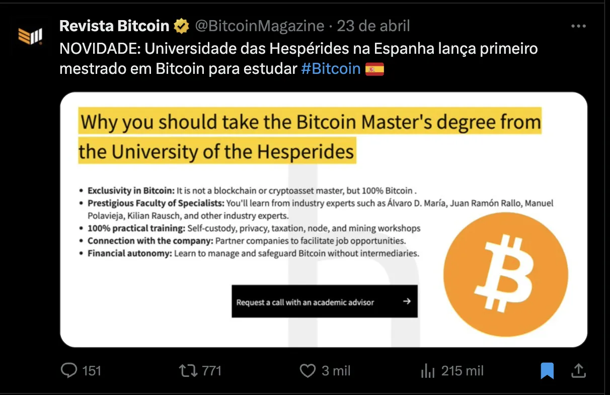 Gráfico de capitalização de mercado do Bitcoin
