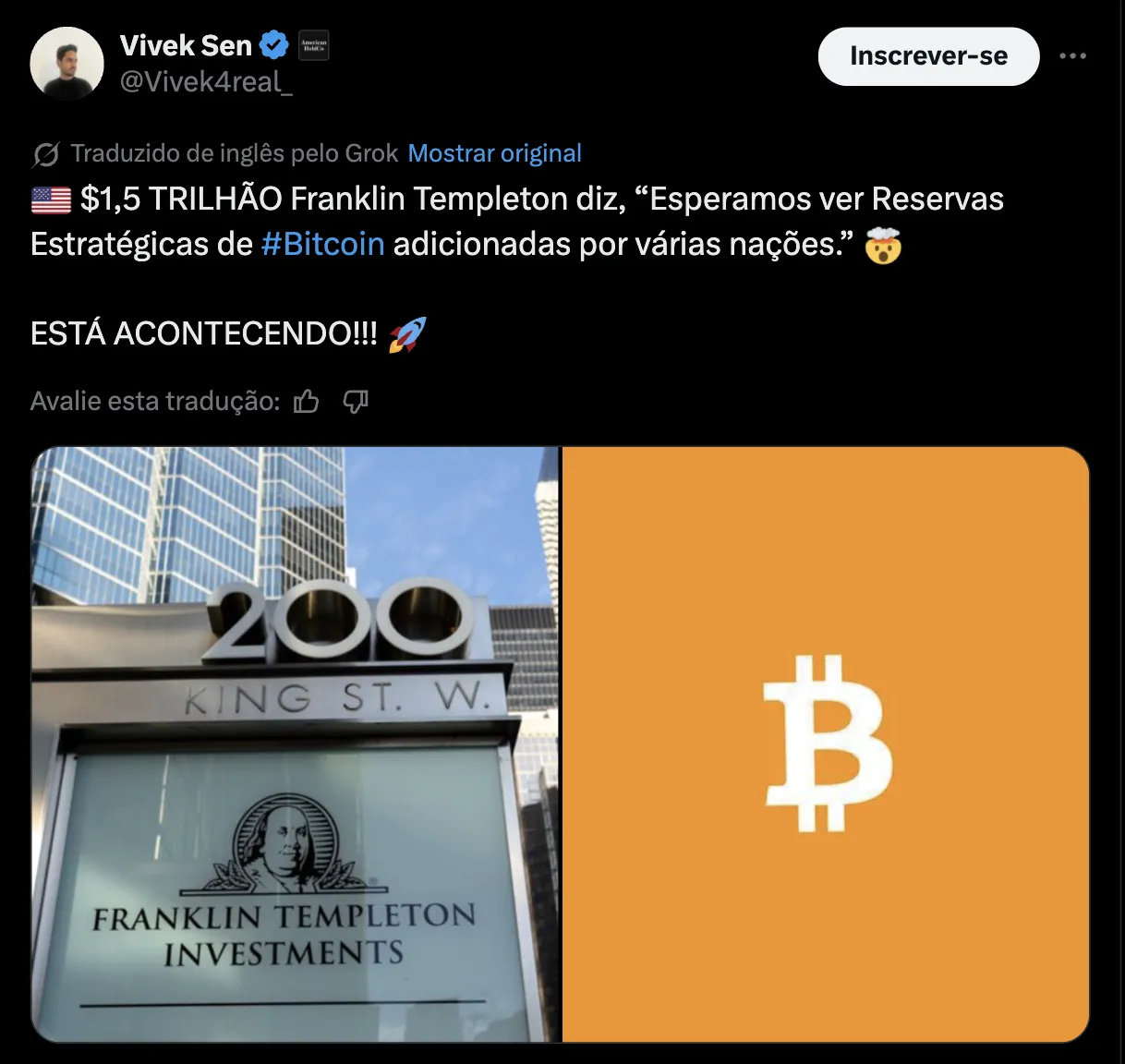 Regulador financeiro trabalhando em legislação de Bitcoin