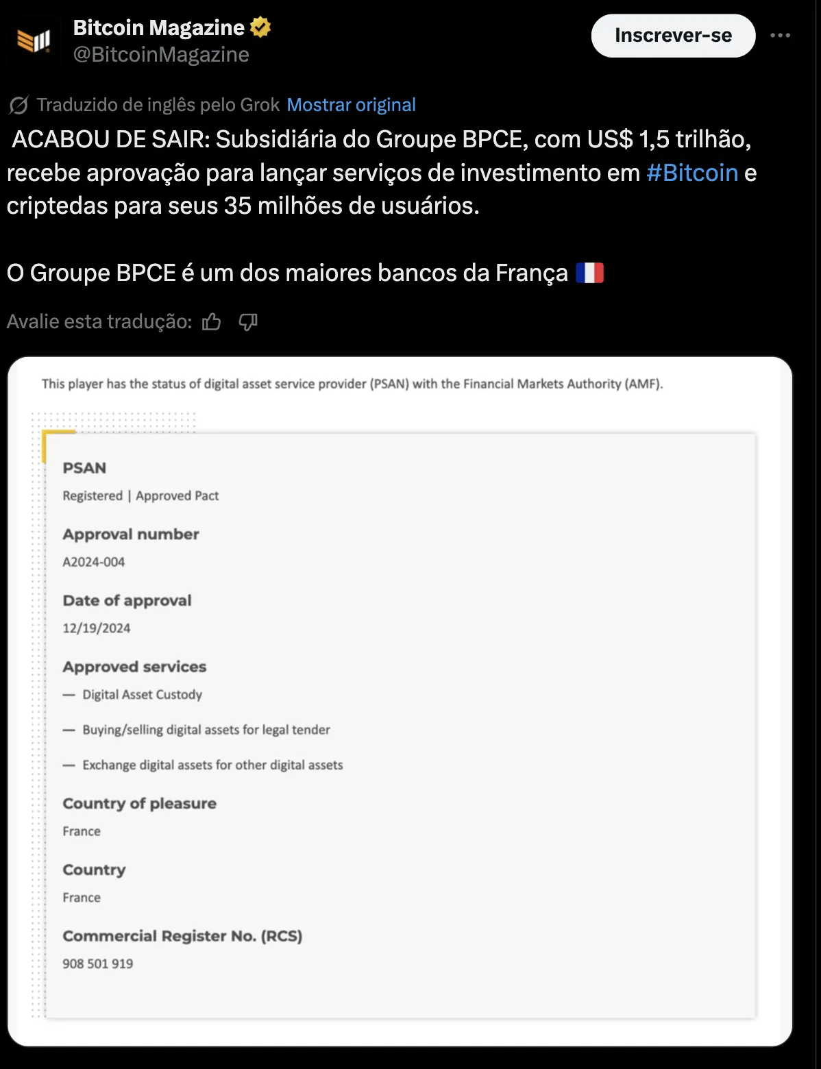 Empresário analisando legislação de Bitcoin