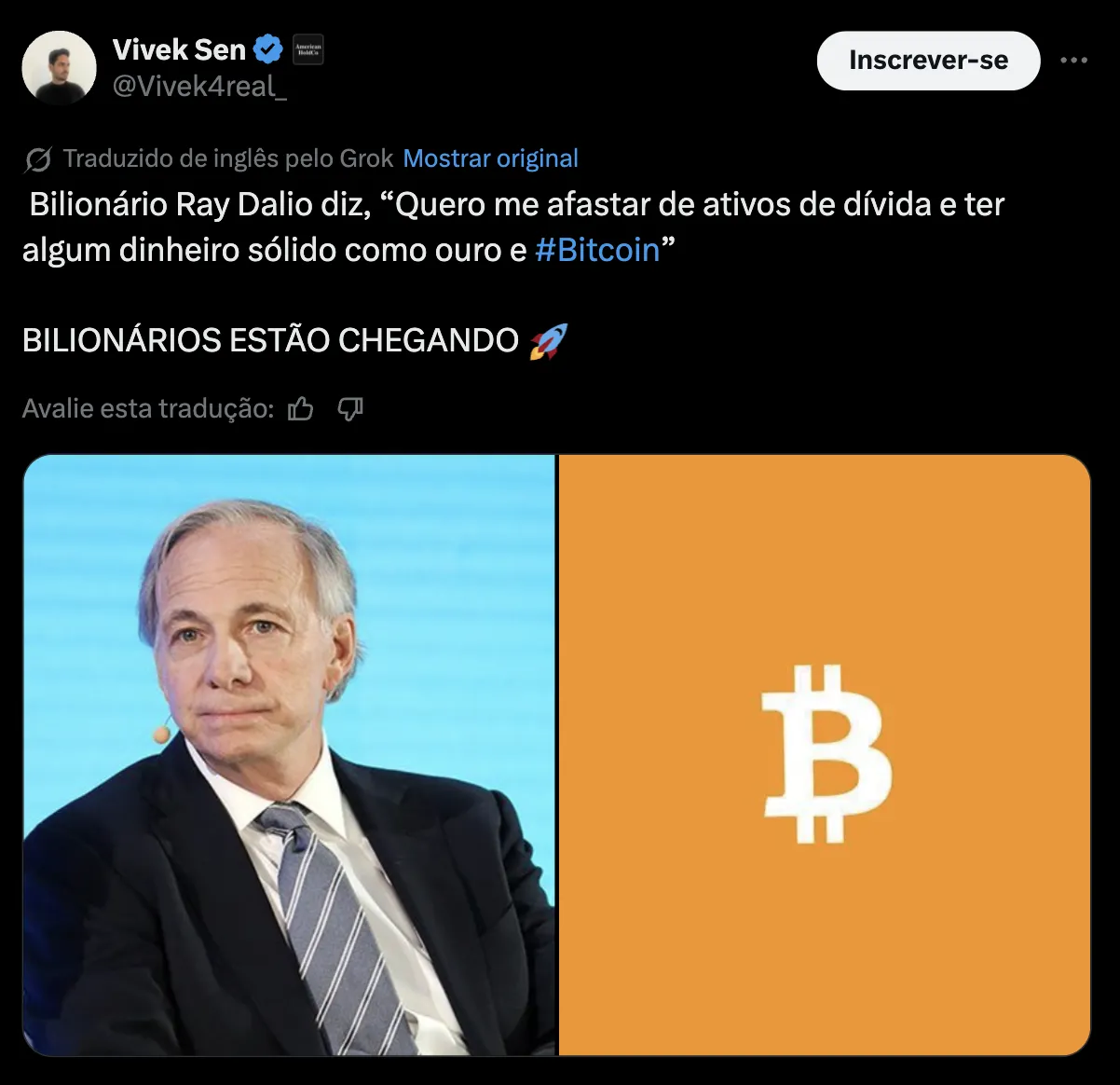 Mundo com o logo do Bitcoin