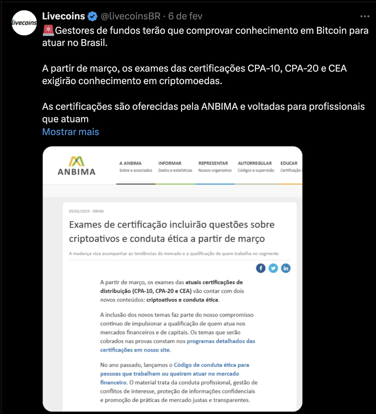 Documento de legislação sobre Bitcoin
